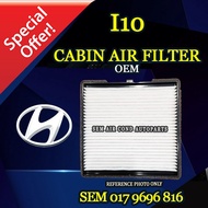 HYUNDAI I10 OEM FIBRE CABIN AIR FILTER (CAR AIRCOND SYSTEM) (BLOWER AIR FILTER)