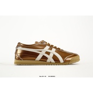 Onitsuka Tiger NIPPON MADE MEXICO 66 SD รองเท้าวิ่งลำลองทรงเตี้ย รองเท้าผ้าใบโดปามีนสำหรับผู้ชายและผ