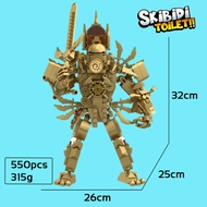 ชุด ตัวต่อ skibidi toilet ไททัน camera man titan tv man upgrade speake rman titan clock man titan dr