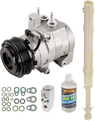AC Compressor w/A/C Accumulator Drier Expansion Valve Oil & O-Rings For Ford F-150 F150 5.0L V8 2011