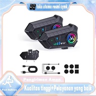 CYMK Intercom Y10 Helmet Headset / Y10-2x Bluetooth 5.3 Motorcycle Headset Bluetooth IPX6 Waterproof