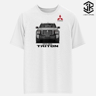 Mitsubishi Triton Car Shirt - Blade Silver