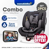 Mamakiddies ULTIMO 360 Spin Isofix Carseat Newborn to 12 Years Old Baby Car Seat (12-Years Warranty)