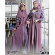 GAMIS COUPLE SARIMBIT 2024 TERBARU ETHICA SET HIJAB + KHIMAR GAMIS