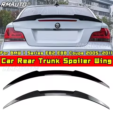 For BMW 1 Series E82 E88 Coupe Body Kit Rear Trunk Spoiler Wing for BMW 1 Series E82 E88 Coupe 2005-