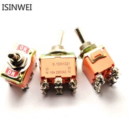 1pcs 15A 250V Toggle Switch E-TEN1321 6 Pin ON-ON Switch