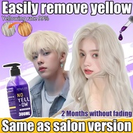Hair Dye Anti-yellowing shampoo Purple Shampoo no yellow shampoo 300ml bleaching hair Color Fixing S