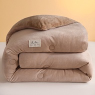 Meiji | ผ้าห่มกำมะหยี่นมอุ่นหนาสำหรับฤดูหนาว