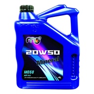 MO2 MO50 SAE 20W50 API SJ MINERAL CAR ENGINE OIL (4 LITRES)