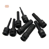 1/2 Inch Impact Hex Socket Bit 12.5mm H5-H19 Allen Key Wrench Socket Bit Impact Wrench Socket Adapte