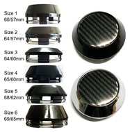 4pc 60/64/65/68/69MM Carbon fiber pattern Center Cover Rim Hub Cap Center Cap for SSR RAYS BBS ENKEI