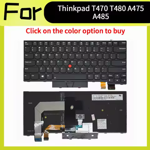 New US Keyboard For Lenovo Thinkpad T470 T480 A475 A485 01AX569 01AX487 01AX528 01HX419
