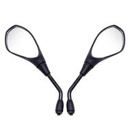 Universal 10mm Motorcycle Rearview Mirror Left&Right Rear View Mirrors Housing Side Mirror For BMW R