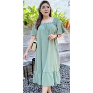 Airflow cringe dress. FUJI DRESS elastic model