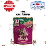 Whiskas Wet Pouch 80gr - Whiskas Junior Saset - Whiskas Tuna Pouch - Makanan Basah Kucing Whiskas