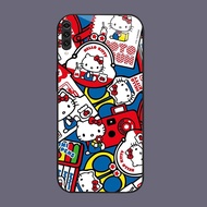 HK-26 Halloween Hello Kitty Glass Casing for Samsung Note A70 10Plus A10 A70S A7 10 A50 A02 2018 Pro
