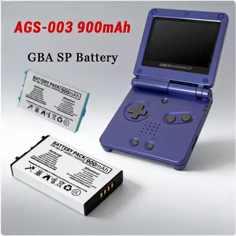 AGS-003 Lithium Battery 3.7V 900mAh Rechargeable for Nintendo GBA SP Gameing Console Game Boy Advanc