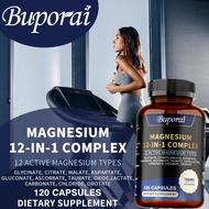 Magnesium Complex 700mg 12 in 1 Magnesium Supplement with Glycinate Citrate Malate Oxide Taurate Asp