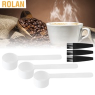 Rolan Aramox Coffee Measuring Spoon ABS Scoop 4g 8ml Brush Kit with Cleaning Reusable for Home Offic