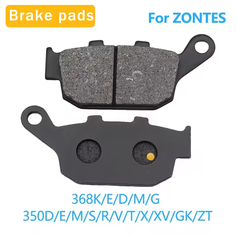 Motorcycle Accessories Rear Brake Pads For ZONTES 368K 368E 368D 368M 368G K/E/D/M/G 368 350D/E/M/S/
