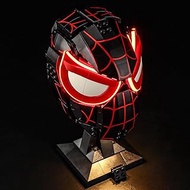 GEAMENT LED Light Set Compatible with Lego Miles Morales' Mask 76329 Building Blocks Model (Model Se