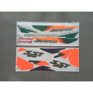 Sticker Kawasaki kips krz serpico 150 bukan KR KRR  NSR 150R rxz nsr enkei arai shoei brembo y15 tzm