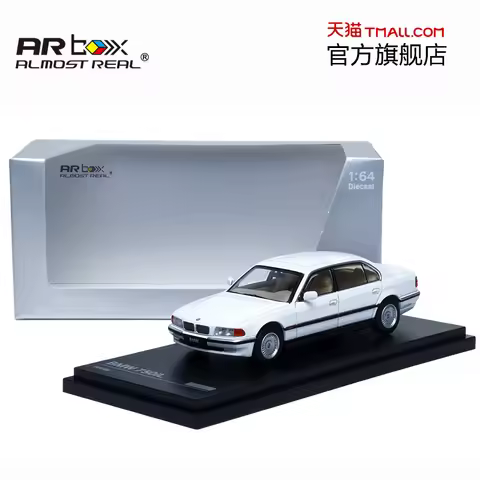 AR Diecast 1/64 Scale BMW 750iL Alloy Car Model 750iL E38 Play Vehicles Toys for Boys Gift Original 