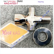 [HCM]Van giảm áp lực nước Linax KAG-A703-7 nối D21 Van vặn khóa chữ T chuia nước bồn cầu và vòi xịt