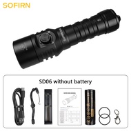 Sofirn ไฟฉายดำน้ำ SD06 3200lm SFT70ที่มีประสิทธิภาพ21700ใต้น้ำโคมไฟดำน้ำลึก472เมตร IP68กันน้ำ