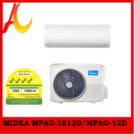 MIDEA SYSTEM 1 MPAG-1S12D/MPAG-12D 12000 BTU - 4 TICKS  INVERTER SINGLE SPLIT AIRCON (Equipment Only)