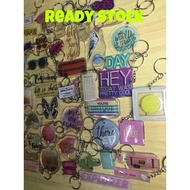 🌹Mix Keychains Ready Stock key Ring Word Style Keychain for Gift