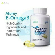 High-Quality Atomy Alaska E-Omega 3 Fish Oil Supplements (180 softgel/bottle) - Limited Availability