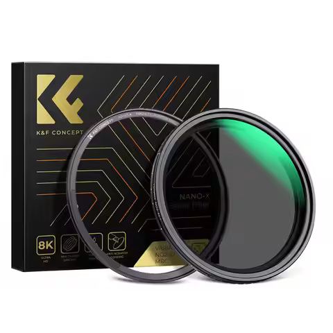K&F Concept 67mm Magnetic ND2 to ND32 Filter 72mm 82mm Variable ND Neutral Density Filter NANO-X 49m