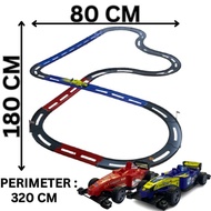 325cm Big Size Kid F1 Race Car Track Builder Playset Toys Car Toy DIY Racing Car for Kids Mainan Tra