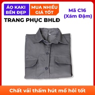 Áo bảo hộ lao động chất liệu thoáng mát bền đẹp - Mã C16