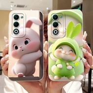 For OPPO A5 CPH2727 New Cute Rabbit Cat Cartoon Casing Oppo A5 5G CPH2735 Lens Protective Soft Silic