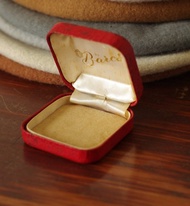 古董義大利購入之方塊珠寶盒展示盒 飾品 W593