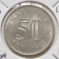 50 SEN 1973 ( UNC ) / MALAYSIA PARLAMENT HOUSE