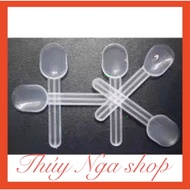 (500gr)9 or5 clear disposable yogurt spoon_thuy nga shop