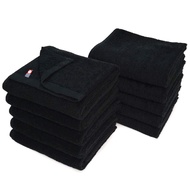 Set of 10 Professional Imabari Towels - Lightweight Facial Towels for Esthetic Salons, 34x86cm, Avai