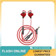 【24H SHIPS】GAMO G10 Gaming Headphone Stereo Bass Earphone Sport PUBG Earbuds Mic Mobile Legend CS Go