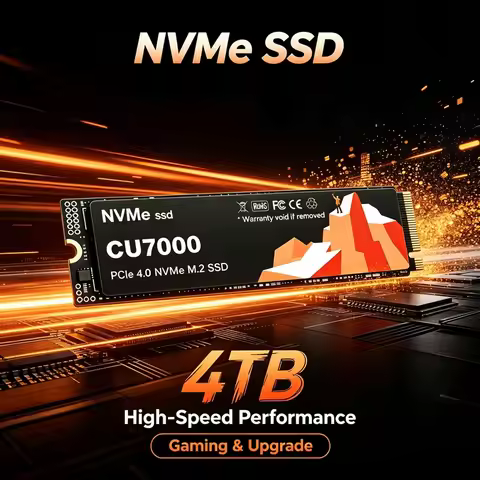 CU7000 M.2 2280 PCIe4.0 X4 NVMe SSD,TLC 3D NAND,500GB/1TB/2TB/4TB High Speed Gaming SSD for PS5, Lap
