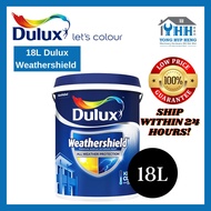 18L Dulux ICI Weathershield Exterior Wall Finish (standard colour) exterior paint, weatherbond, cat 