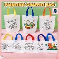 Graffiti Bag Loot Bag Toys For Kids Birthday Souvenir Giveaway Coloring Craft Painting Coloring Bag