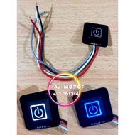 UNIVERSAL SWITCH BUTTON ON OFF LED SPORT LIGHT SPORTLIGHT LAMPU SUIS MOTORCYCLE MOTO MOTOR MOTOSIKAL