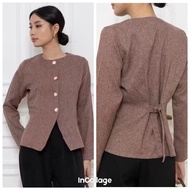 Ailee Long Sleeve Top Long Sleeve Top Hijab Friendly Blouse - Korean Look Women's Blazer