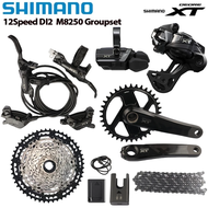 SHIMANO DI2ใหม่ DEORE XT ชุด M8250อิเล็กทรอนิกส์12สปีดตลับจานหน้า M8200 10-51T BR M8220 SW M8250 M82