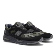 Stone Island x New Balance NB 991 Co brand anti-slip running shoes Unisex black olive