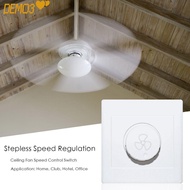 [DEMO3] Speed Control Switch 86*86mm Ceiling Fan Durable Rotary Switches