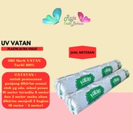 Original Vatan UV Plastic Vatan Turkey RETAIL per Meter Length With 6 Meters Width 14 Percent 200 Mi